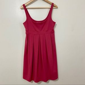 Susana Monaco Knit Skater Dress Cerise Pink Large